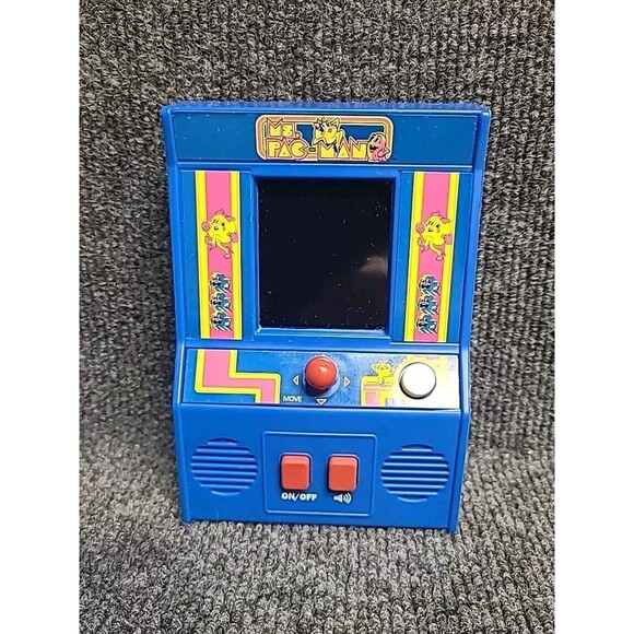 MS. PAC-MAN Retro Mini Arcade CLASSICS Hand Held Game 2018 Bandai Tested - Picture 1 of 6